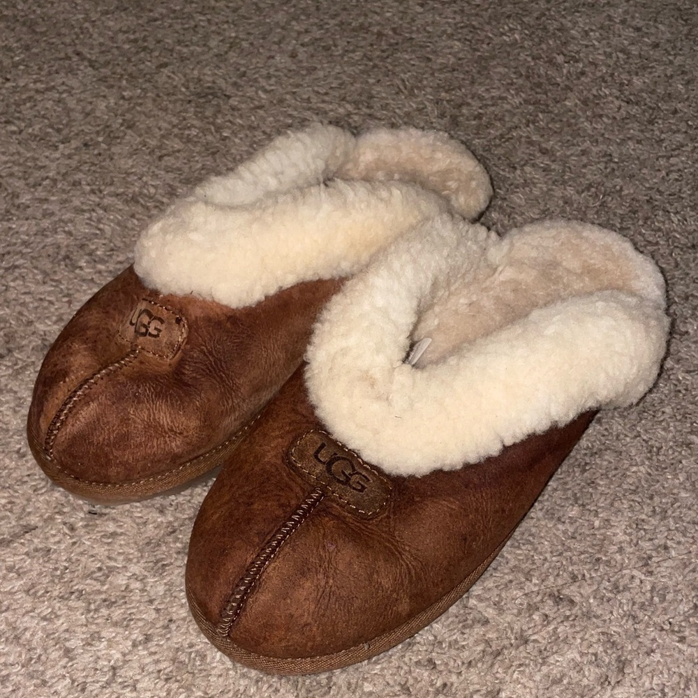 UGG Chestnut Shearling Slippers